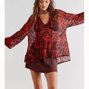 Free people Lace top
